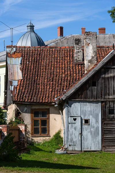 Stary Dom Wsi Krajach Bałtyckich — Zdjęcie stockowe