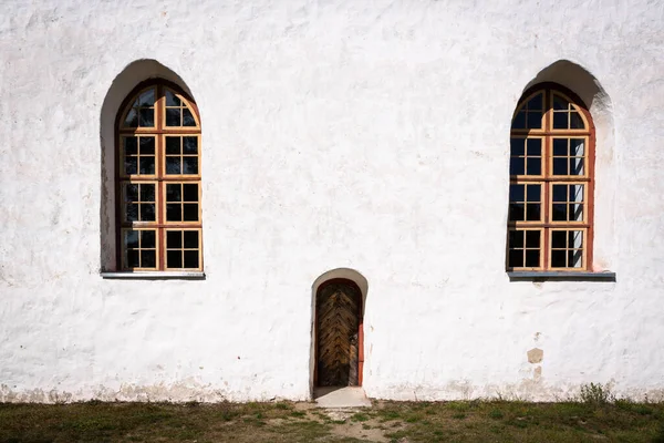 White Old Lutheranic Church Springtime — Stock Photo, Image