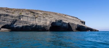 Akdeniz ve Yunanistan 'ın güzel manzarası