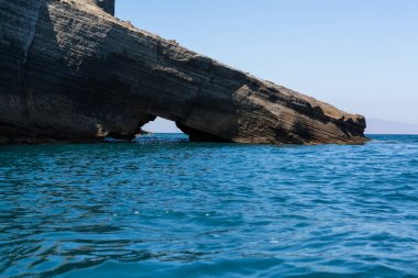 Akdeniz ve Yunanistan 'ın güzel manzarası