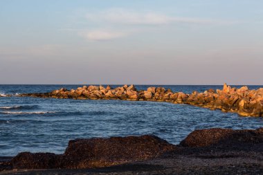 Güneşli bir günde Güzel Akdeniz 