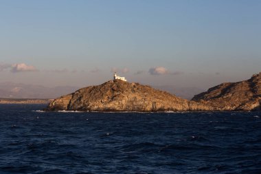 Naxos ve Santorini denizden