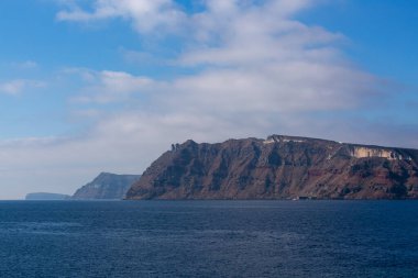 Güneşli bir günde Akdeniz manzarası çok güzel.