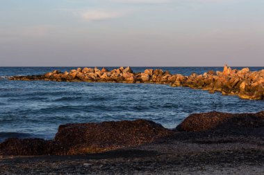 Güneşli bir günde Güzel Akdeniz 