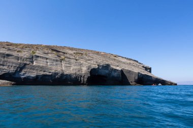 Akdeniz ve Yunanistan 'ın güzel manzarası