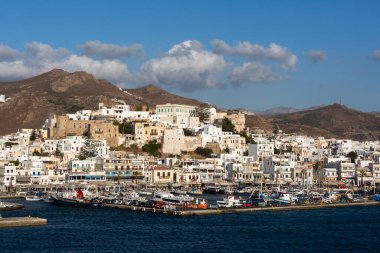 Naxos ve Santorini denizden