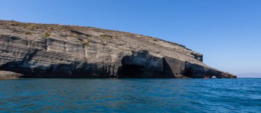 Akdeniz ve Yunanistan 'ın güzel manzarası