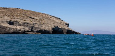 Akdeniz ve Yunanistan 'ın güzel manzarası