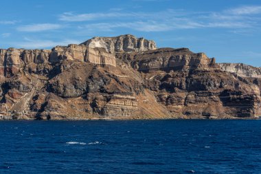 Naxos ve Santorini denizden