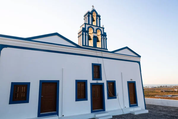 Santorini Deki Ortodoks Kilisesi — Stok fotoğraf