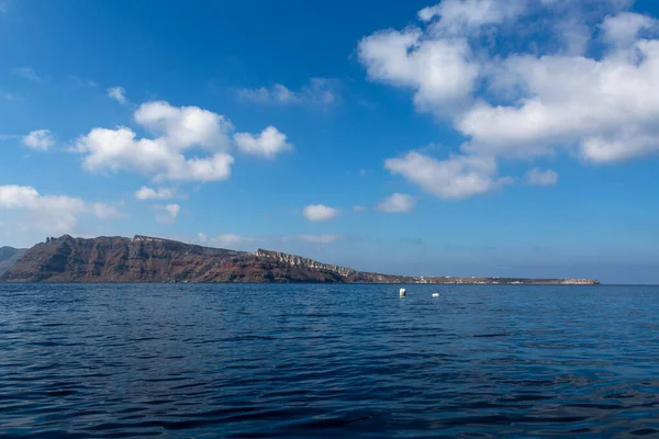 Bella Vista Sul Mare Mediterraneo Durante Giornata Sole — Foto Stock