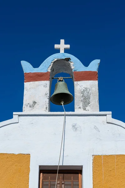 Thira Santorini Deki Sokaklar Evler — Stok fotoğraf