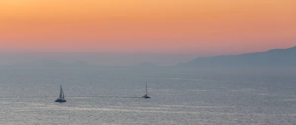 Kayak Alrededor Santorini Isla Griega — Foto de Stock