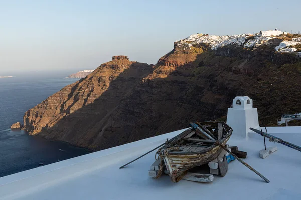 Ruas Casas Thira Oia Santorini — Fotografia de Stock