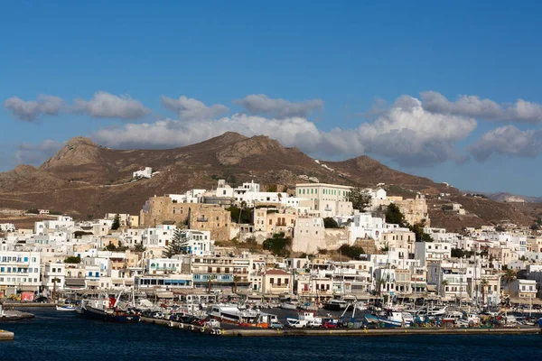 Naxos Santorini Desde Mar — Foto de Stock