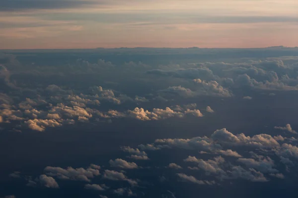 Chmury Krajobraz Zachodzie Słońca Góry — Zdjęcie stockowe