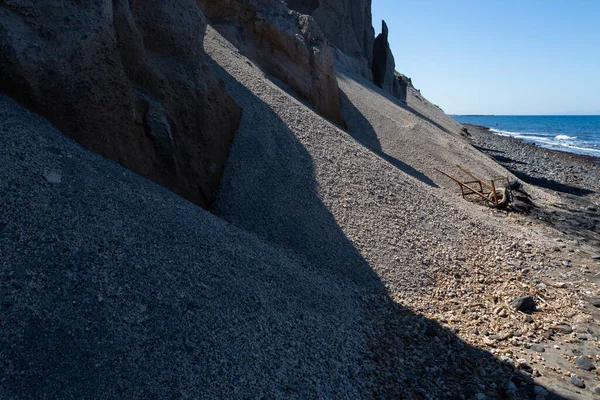 Kayak Autour Santorin Île Grecque — Photo