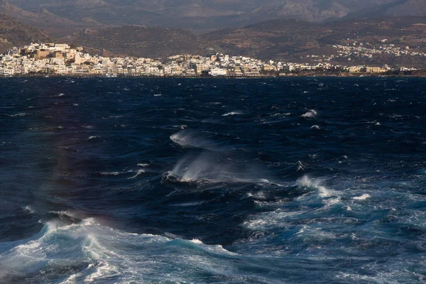 Akdeniz Beyaz Dalgalar — Stok fotoğraf