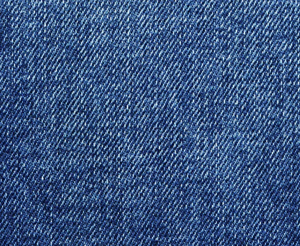 Blå jeans textur närbild — Stockfoto