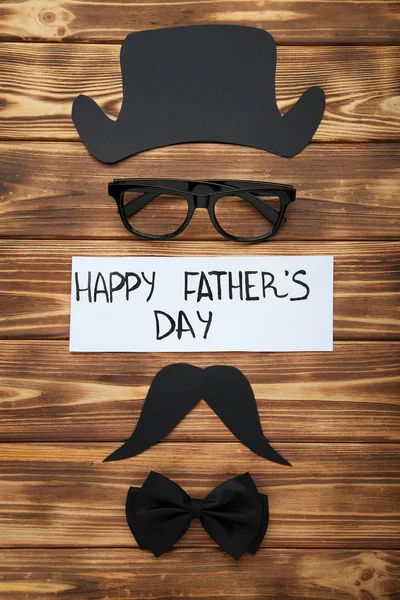Colorful Background Inscription Fathers Day Decorations Concrete Backdrop — Stock Photo, Image