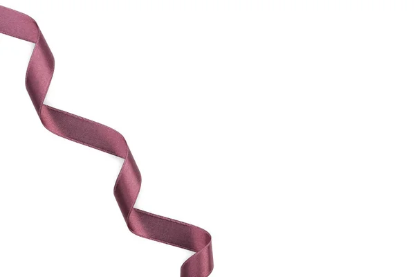 Фіолетова Стрічка Ізольована Білому Тлі — стокове фото