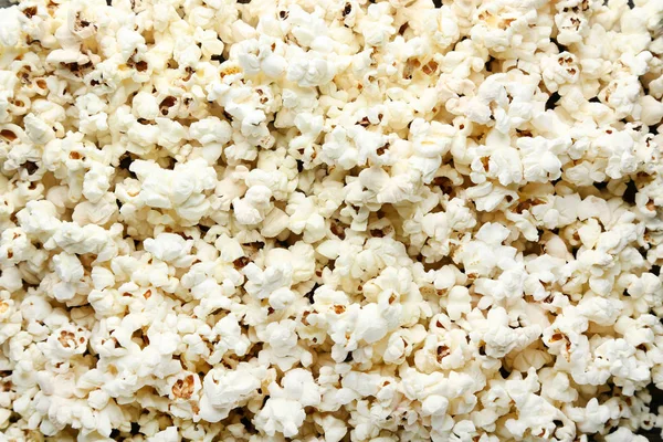 Tuzlu patlamış mısır arka plan, gıda zemin 