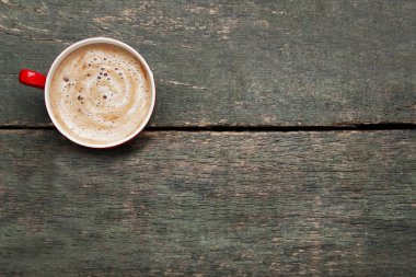 Kahve gri ahşap tablo