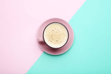 kahve renkli arka plan üzerinde