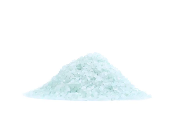 Blue Sea Salt Isolated White — Stock Photo, Image