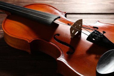 Keman kahverengi ahşap tablo