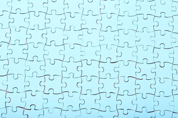Background Blue Jigsaw Puzzle — Stock Photo, Image