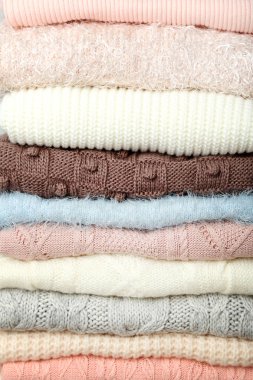 Örme kazak arka plan yığını