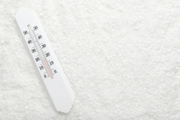 Fehér Hőmérő — Stock Fotó