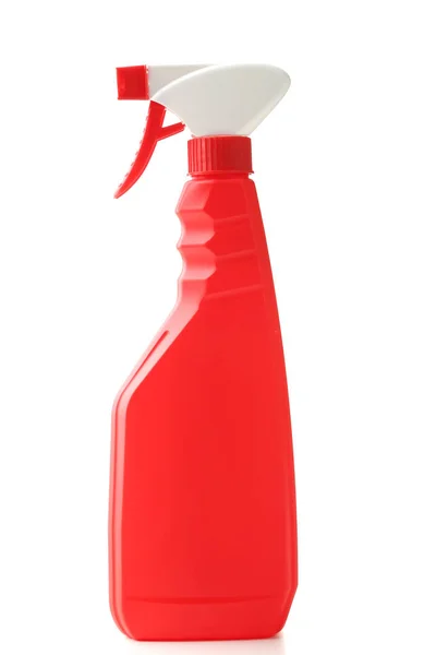 Bottle Spray Detergent Isolated White Background — Stock Photo, Image