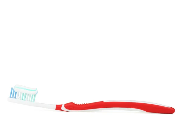 Toothbrush Paste Isolated White Background — Stock Photo, Image