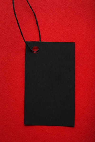 Piros Alapon Fekete Eladó Tag — Stock Fotó