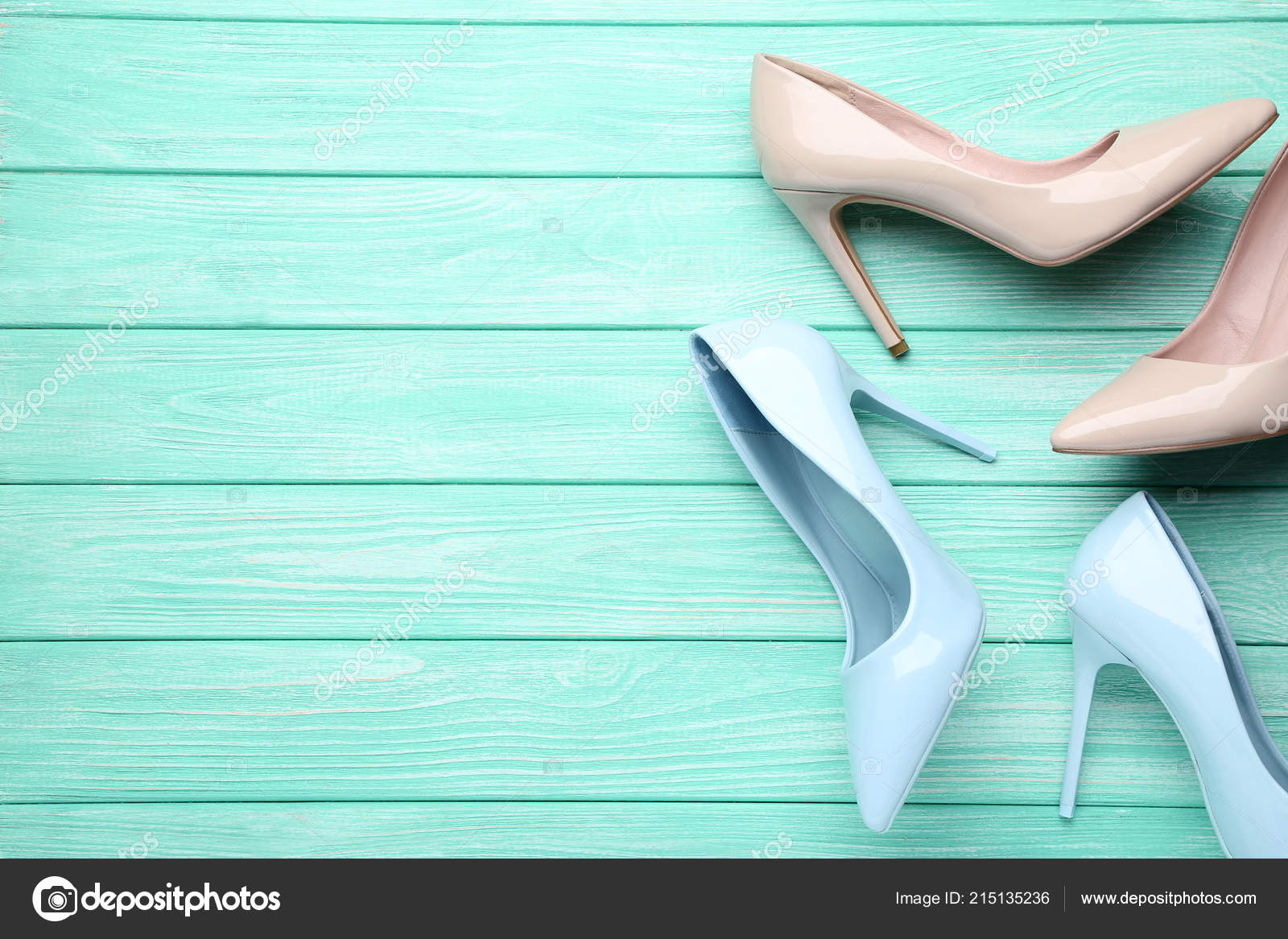 mint high heels