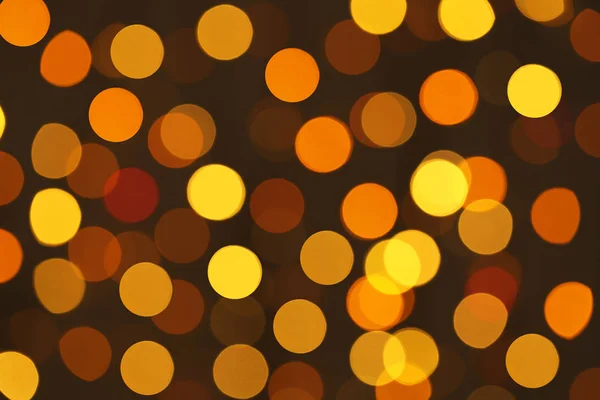 Pozadí Abstraktní Zlaté Bokeh Světel — Stock fotografie