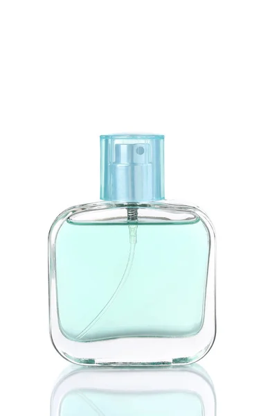 Parfum Fles Geïsoleerd Witte Achtergrond — Stockfoto