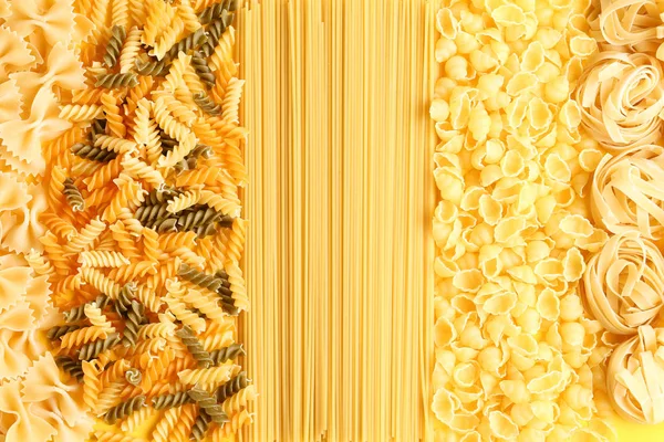 Background Different Pasta — Stock Photo, Image