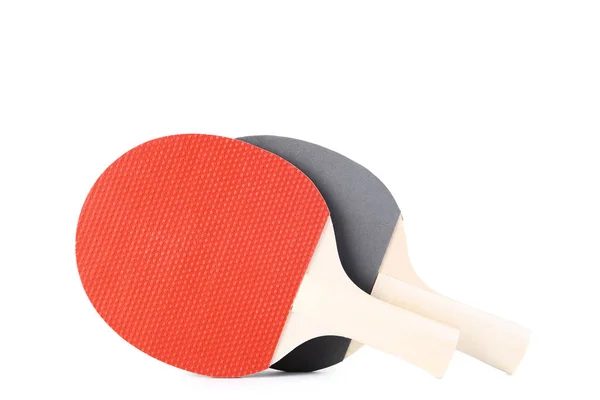 白い背景に隔離された卓球ラケット — ストック写真