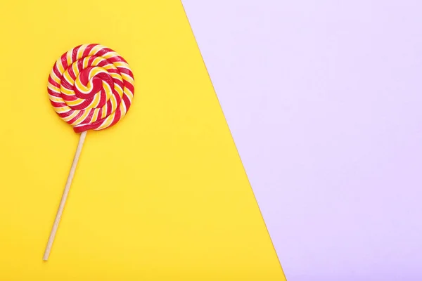 Sweet Lollipop Colorful Background — Stock Photo, Image