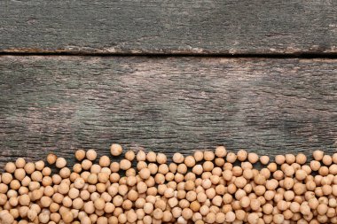 Nohut gri ahşap tablo