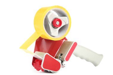 İzole dağıtıcı beyaz arka plan teyp