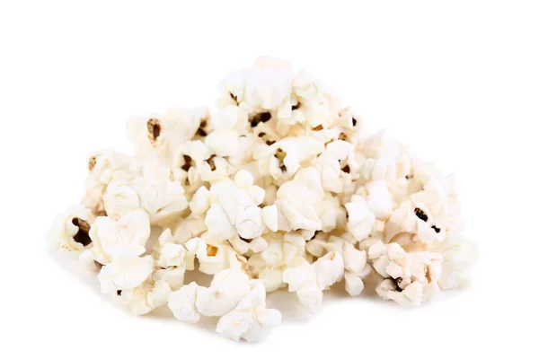 Popcorn geïsoleerd op witte achtergrond — Stockfoto