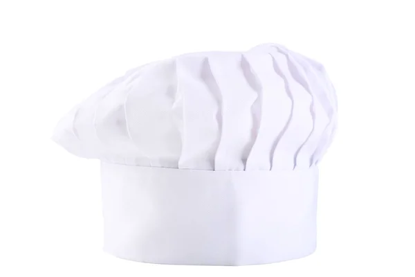 白色背景的厨师帽 — 图库照片