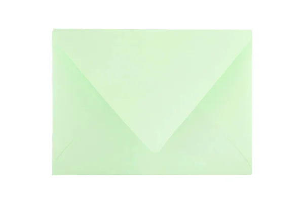 Envelope de papel isolado no fundo branco — Fotografia de Stock