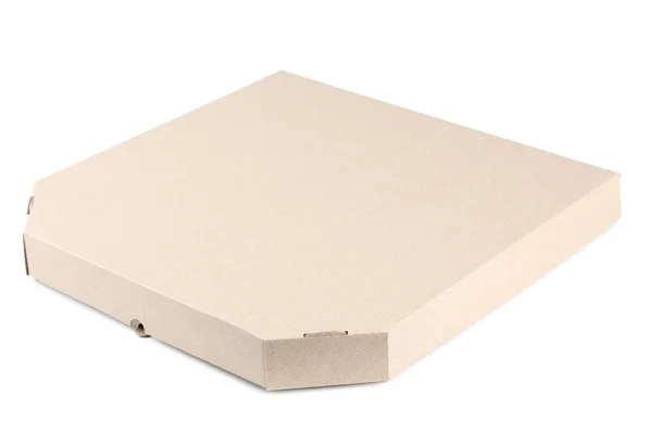 Pizza box isolated on white background — Stock Photo, Image