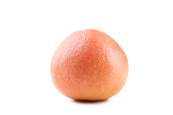 Érett Grapefruit Izolált Fehér Alapon — Stock Fotó