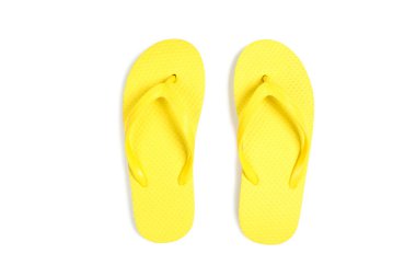 Beyaz arka plan üzerinde izole Flip flop çifti